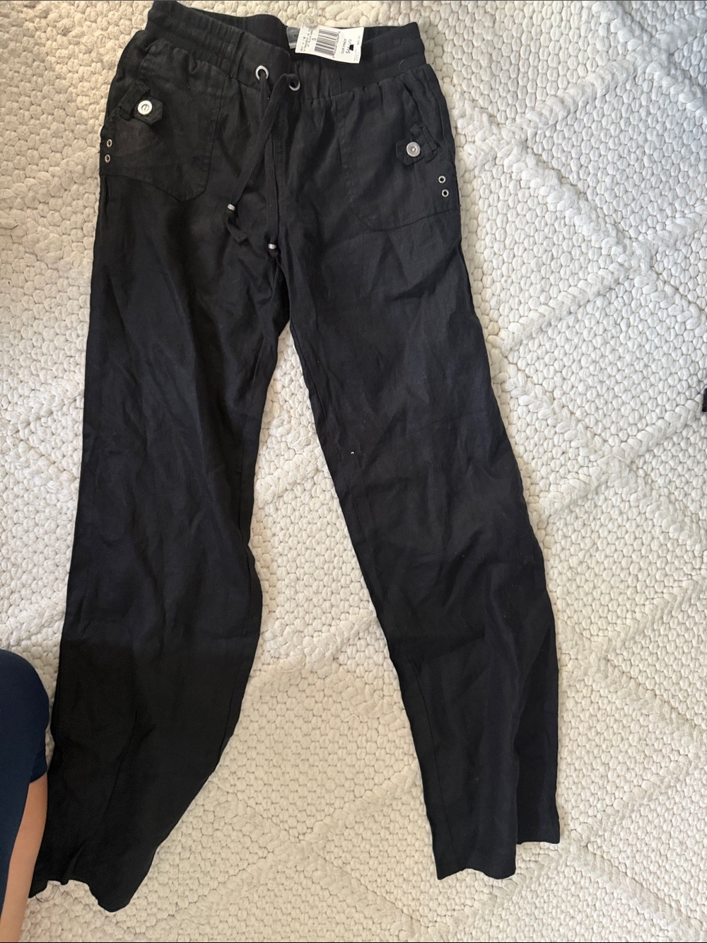 JBL Black Drawstring Cargo Pants